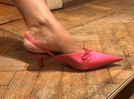 Мюли атласные balenciaga