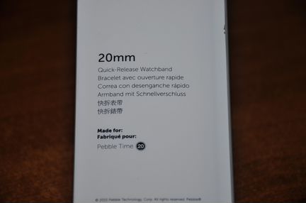 Новый ремешок для часов Pebble Time 20mm