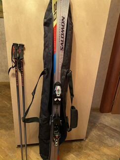 Горные лыжи с креплением Salomon