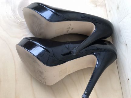 Туфли чёрные кожаные Aldo, 38 размер