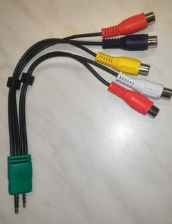 Переходник - штекеры-RCA для телевизора