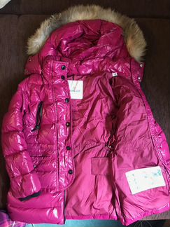 Куртка Moncler зимняя для девочки на рост 116 см