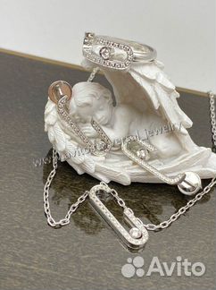 Кольцо Серьги подвеска Messika с бриллиантами