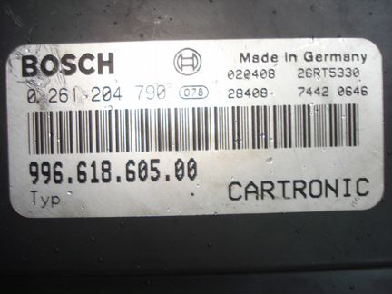 Эбу Porsche Boxster 911 996 99661860500 0261204790