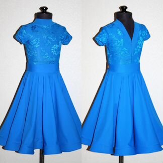 Платье рейтинговое для бальных танцев Англия р.30