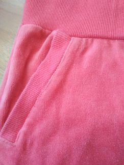 Новые велюровые брюки XS