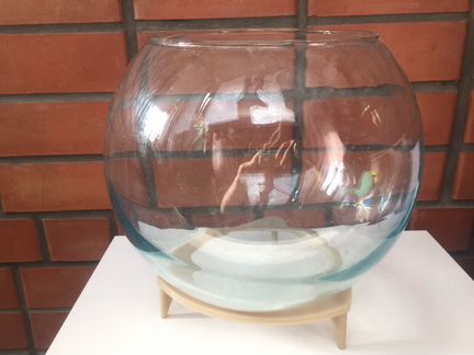 Круглый аквариум шар 20 литров