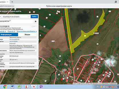 Кадастровая карта пестрецы татарстан