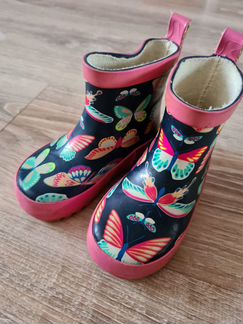 Резиновые утеплённые ботинки, детские