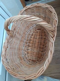 Плетеные корзины новые (грибная, ягодная)