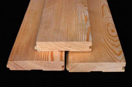 Доска пола из лиственницы 20 х 120 х 200см