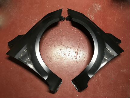 Передние крылья Ford Focus 2 с жабрами