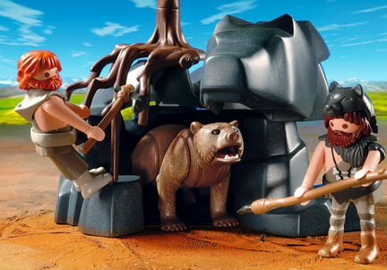Playmobil 5103 Пещерный медведь и охотники
