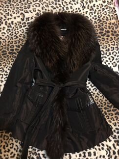 Куртка с натуральным мехом