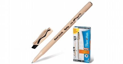 Шариковая ручка Paper Mate черная (пиши-стирай)