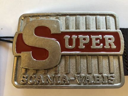 Ремень кожаный с пряжкой Scania Super