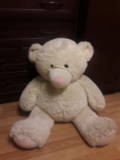 Плюшевый медведь мягкий высота 1 метр
