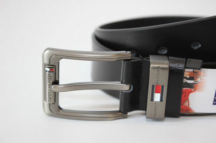 Ремень черный Tommy Hilfiger новый кожа