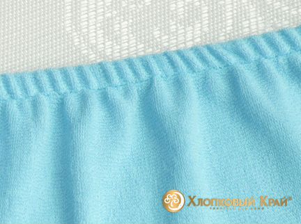 Простыня на резинке Meed Цвет: Бирюзовый (180х200)