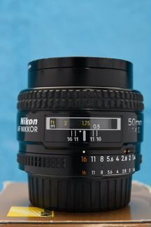 Объектив Nikon Nikkor 50mm f/1.4D + Бленда HS-9