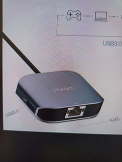 Type-C to USB 3.0 + RJ45