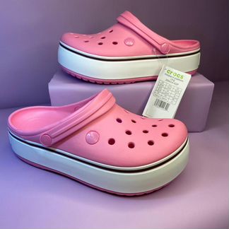 Кроксы crocs на платформе