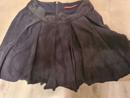 Юбка замшевая натуральная кожа