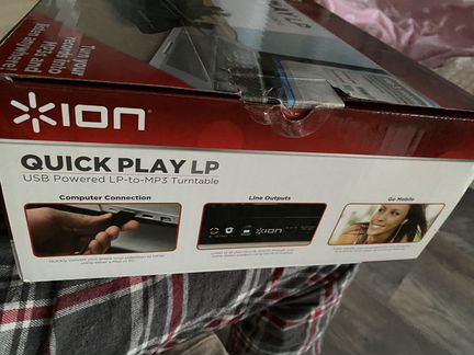 Виниловый проигрыватель ION Quick Play LP