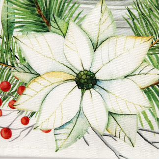 Кухонное полотенце Christmas Red Flowers (40х73 см)