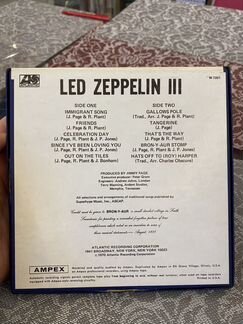Тиражная катушка с записью Led Zeppelin III 19/4