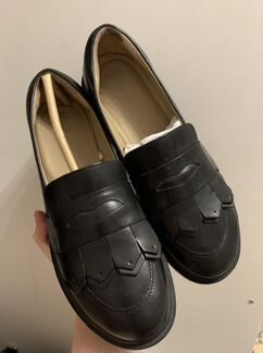 Zara кожаные лоферы