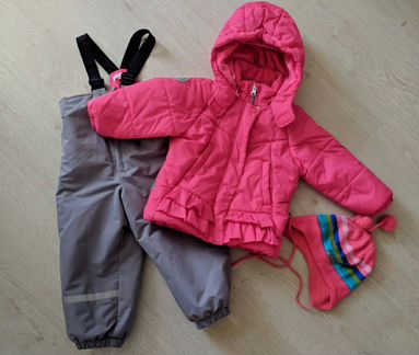 Куртка и полукомбинезон демисезонн, на девочку, 92