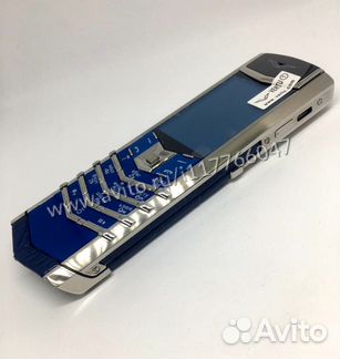 Vertu Signature S Design Navy Alligator Верту