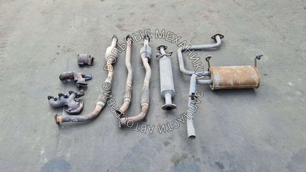 Труба (глушитель/резонатор) Дэо Матис бу и новый