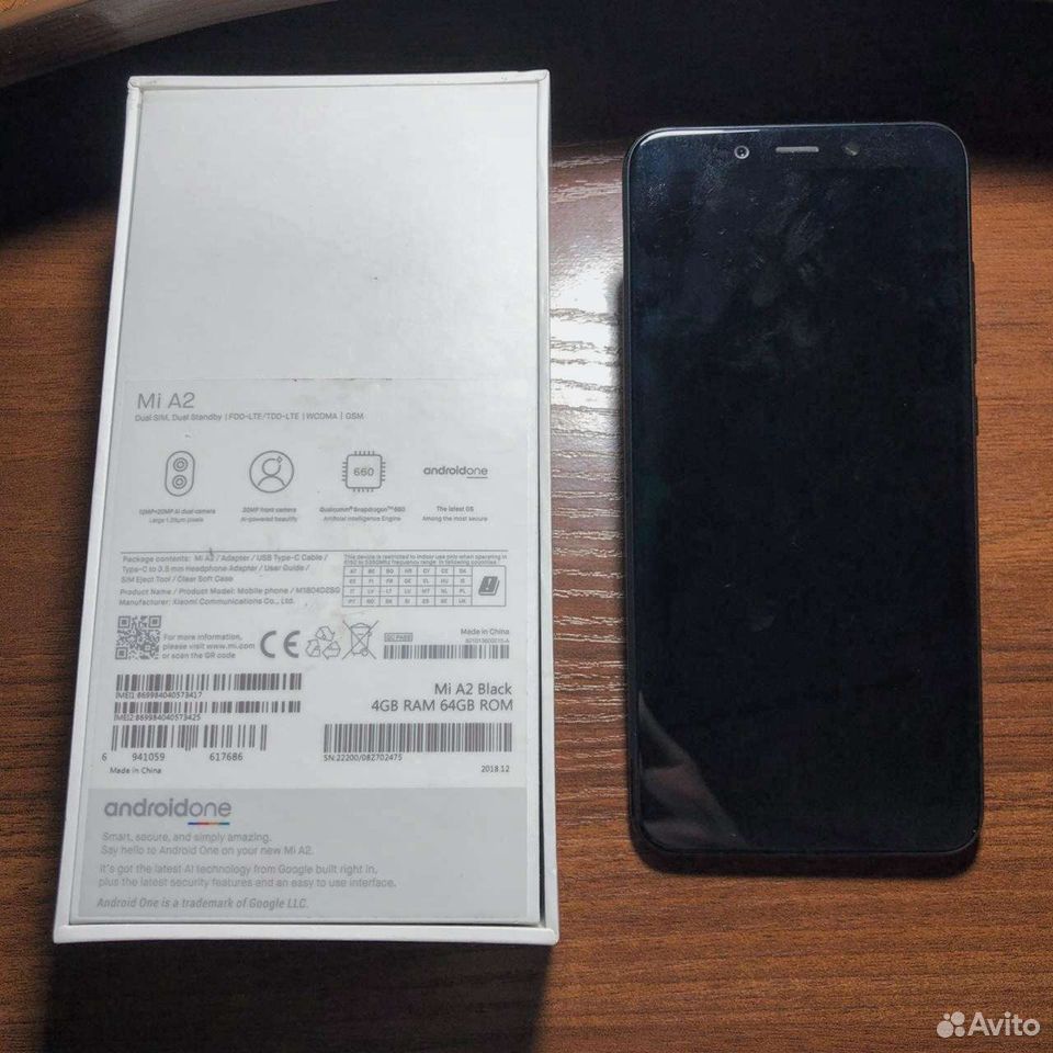 Смартфон Xiaomi Mi A2 4/64GB 89965808404 купить 2