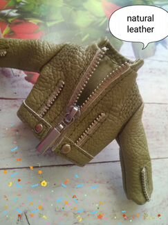 Кожаная куртка на кукла Блайз новая