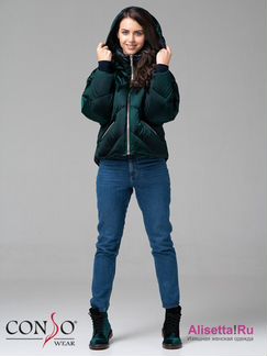 Пуховик бомбер Conso