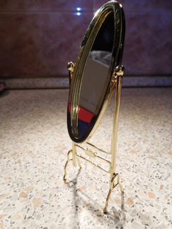 Зеркало для кукольного домика овальное напольное