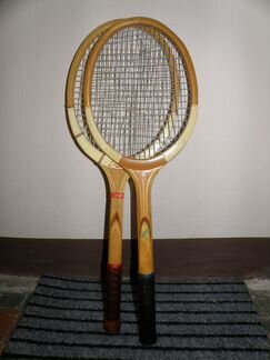 Ракетка теннисная, Динамо СССР, деревянная (бук)