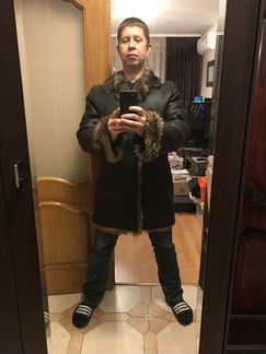 Новая мужская дубленка