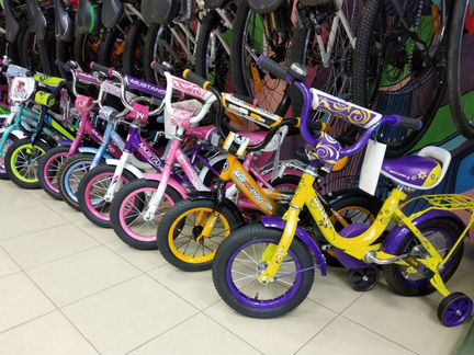 Велосипед детский Мустанг Много