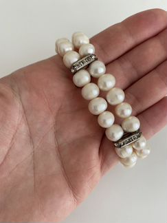 Браслет,серьги,кольцо из жемчуга