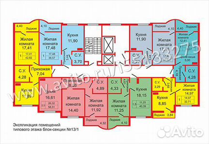 1-к квартира, 40.4 м², 11/17 эт.