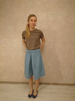 Юбка джинсовая