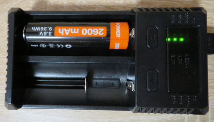 Аккумуляторная батарейка 18650 2600 mAH