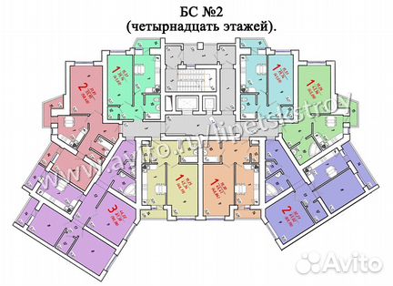 1-к квартира, 41 м², 9/14 эт.