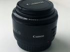 Объектив Canon EF 50 mm 1:1.8 II объявление продам