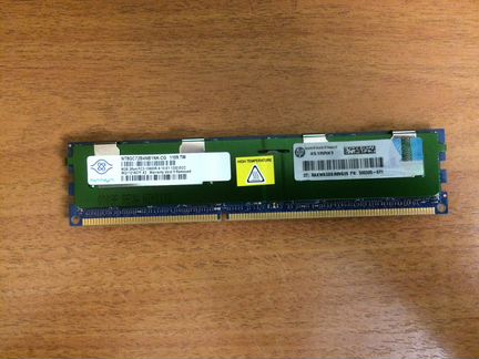 Память HP 8GB Dual Rank x4 PC3-10600 500662-B21