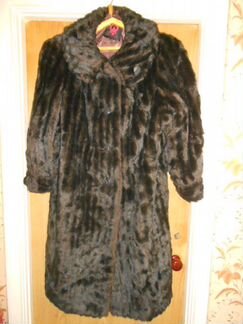 Шуба на импортном искусственном меху, 56 р., СССР