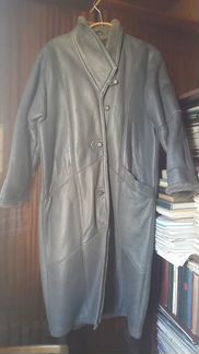 Дубленка женская 48-50 темно-серая